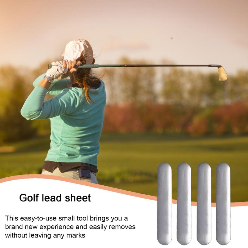 8pcs Lead Tape to Add Swing Weight for Golf Club Tennis Racket Iron Putter