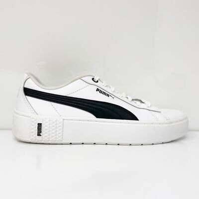 

Puma Womens Smash Platform v2 373035-02 Белая Повседневная Обувь Кроссовки Размер 8, Белый, Smash Platform v2