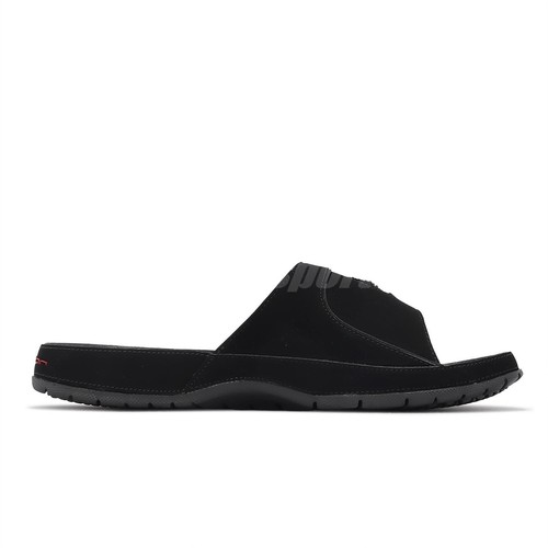 

Nike Air Jordan Hydro 8 Retro Slide Черные университетские красные мужские сандалии FD7674-001, Черный, Air Jordan Hydro 8 Retro Slide