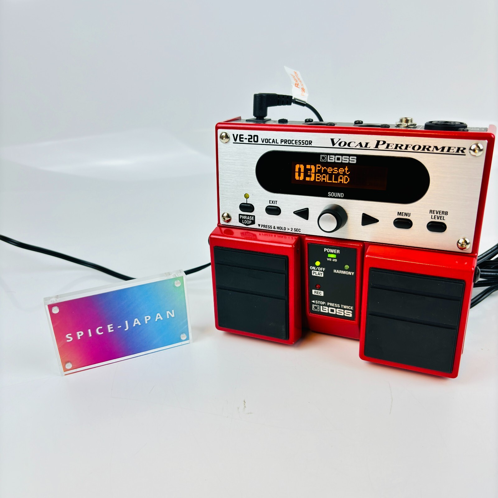 BOSS VE-20 VOCAL PROCESSOR BOSS Ve-20 Vocal Processor