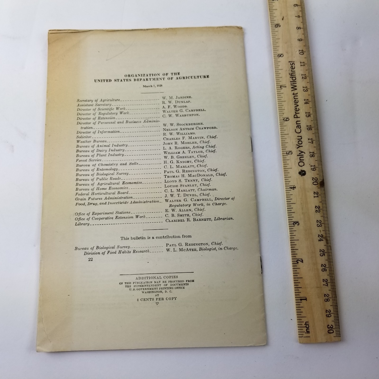 US Department of Agriculture Farmers Bulletin 1327 Canaries Their Care