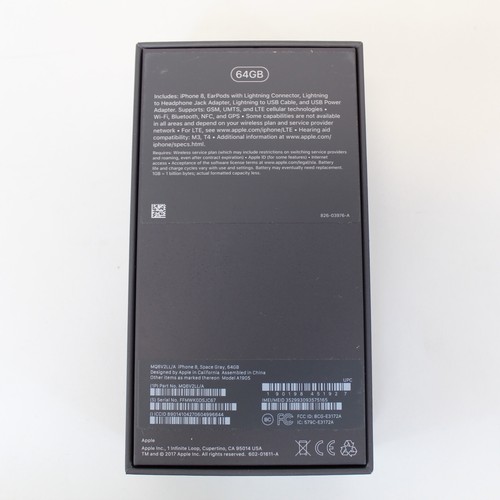 iPhone 8 And 8 Plus Boxes 4 Empty Box BOX ONLY! Black