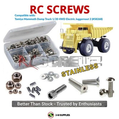 RCScrewZ Stainless Screw Kit tam095 for Tamiya Mammoth Dump 4WD (58268) | SET