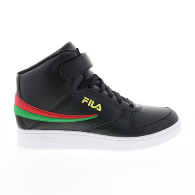

Fila A-High 1CM00835-025 Мужские черные синтетические кроссовки для образа жизни 10, Черный, Fila A-High