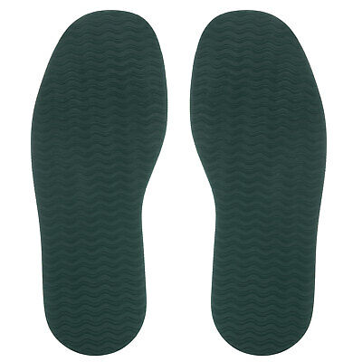 1Pair Shoe Rubber Full Sole Repair 4mm Thickness Replacement Bottom Green