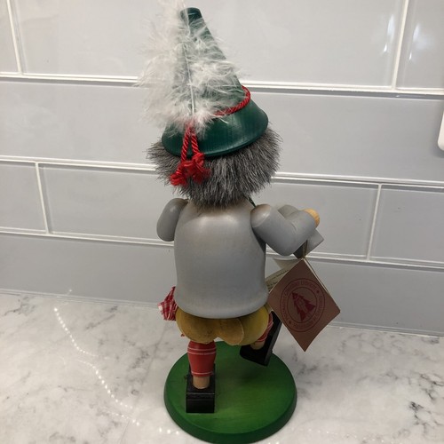 Holzkunst Christian Ulbricht SMOKER Nutcracker Bavarian Beer Dancer West Germany