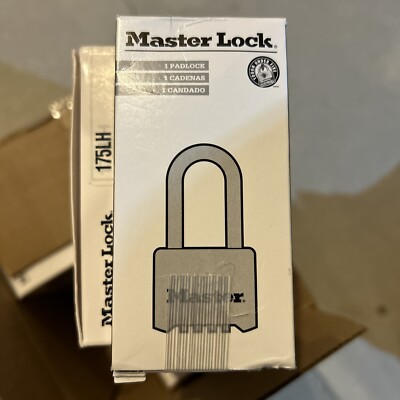 Master Lock 175LH Combination Padlock - Brass - With Reset Key