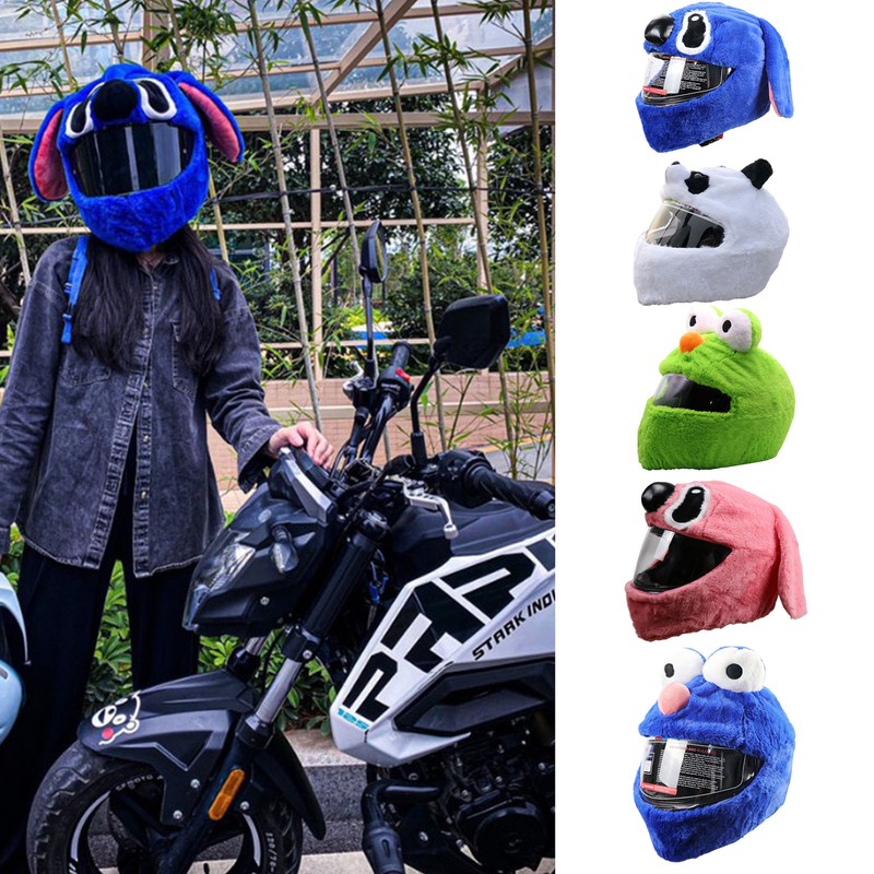 Motorcycle Helmet Hat Cover Motorbike Funny For Outdoor Full Helmet