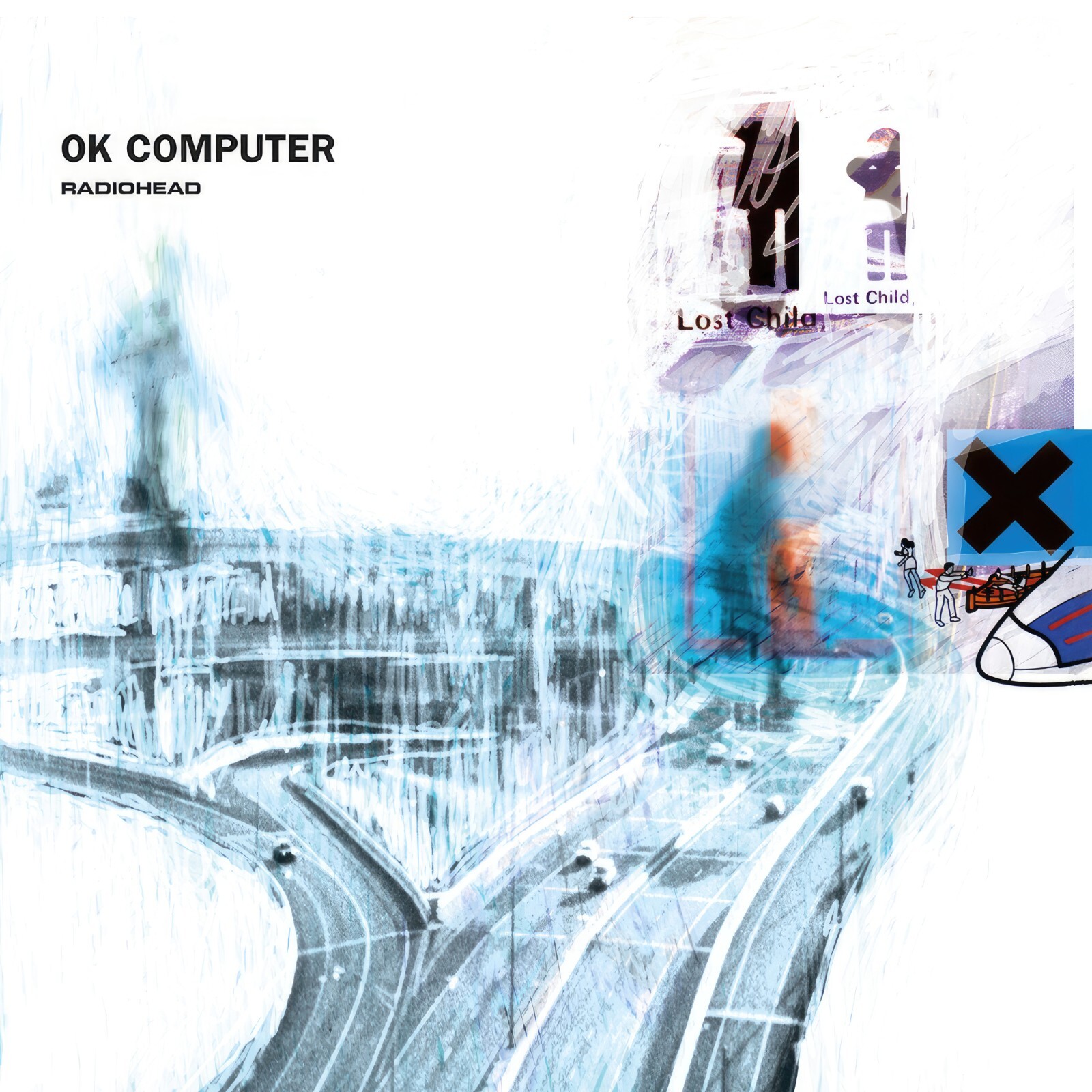Radiohead Ok Computer 12x12 Album Cover Flat Poster Print | eBay