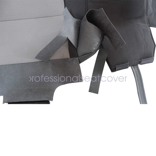 For 2003-2009 2010 2011 Ford Ranger Driver Bottom Cloth Seat Cover Black/Gray