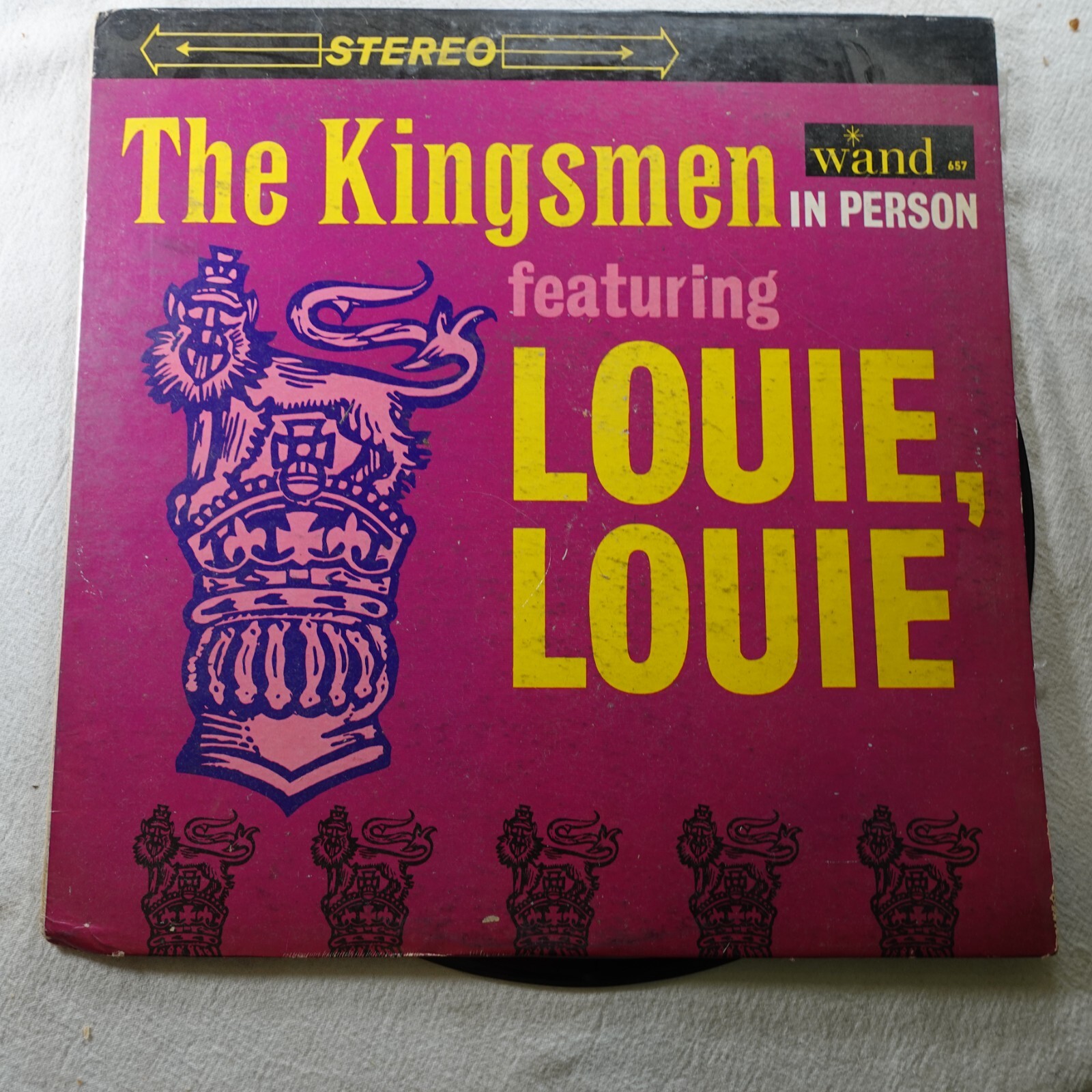 洋楽 The Kingsmen Louie, Louie WAND 657 The Kingsmen In Person Featuring Louis Louis Stereo Wand 657