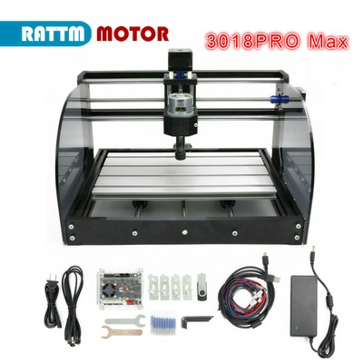 3 Axis 3018 Pro Max CNC Router Engraving Machine GRBL Control For Wood Milling