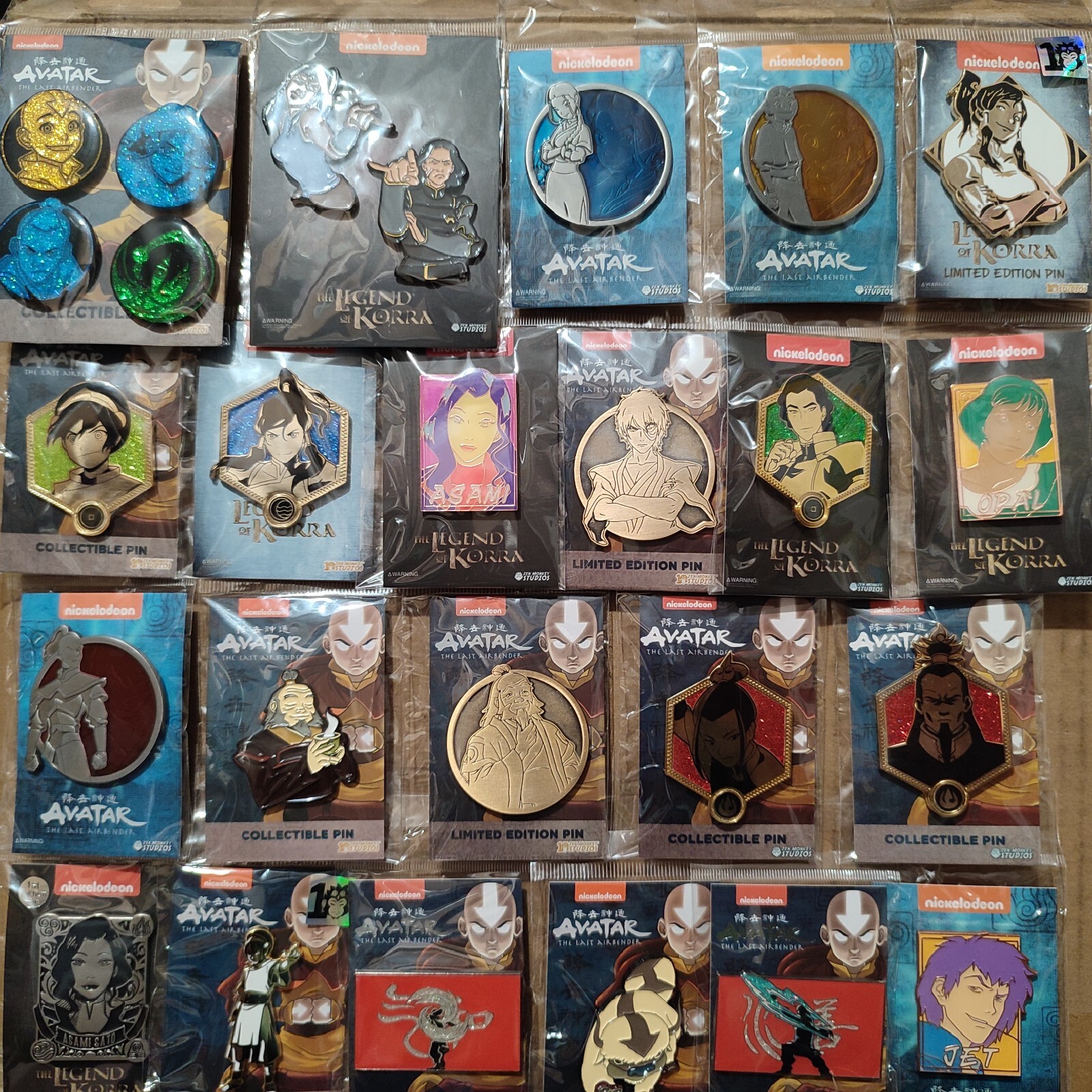 Avatar The Last Airbender Limited Edition Official Enamel Pins You Choose