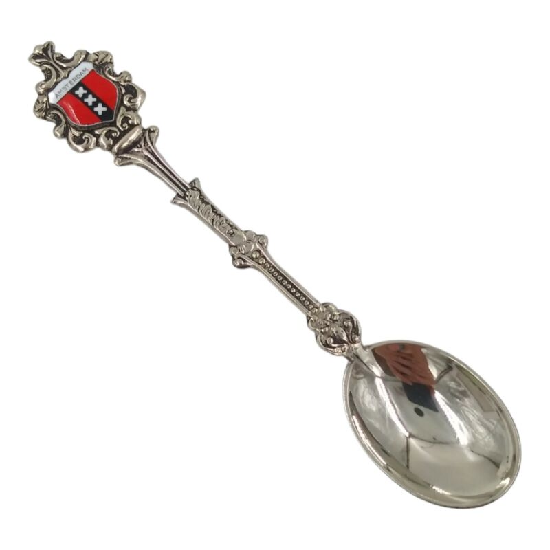 Vintage Amsterdam Souvenir Spoon Collectible Crest