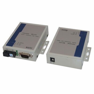 RS232 data Extender over fiber optic, DB9 serial port optical transceiver,1 pair
