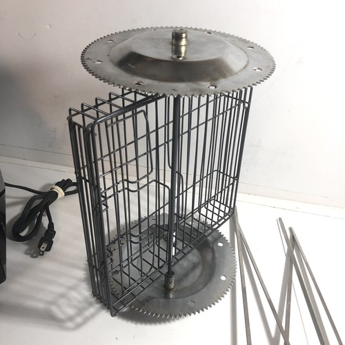 Ronco Showtime Rotisserie & BBQ - Black Model 5000 BJ - w/ basket, skewer & more