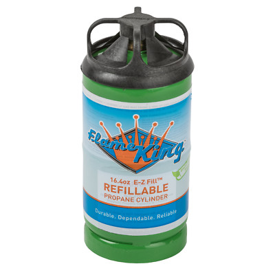 4-Pack 1lb Refillable Camping Propane Tank Cylinder 16.4 oz Bottle Ships Empty