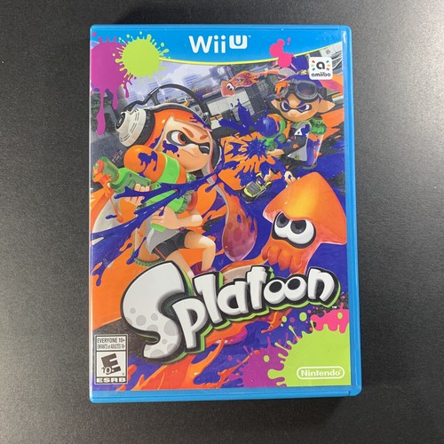 Splatoon Nintendo Wii U 2015 Video Game Tested No Manual