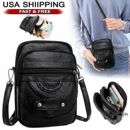 Small Cell Phone Purse Wallet Shoulder Bag Case Cross-body Pouch Handbag Women