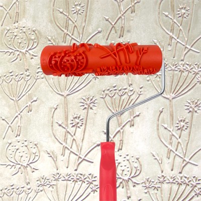 7'' Patterned Paint Roller for Wall Decoration Classic Brick Embossing Textur...
