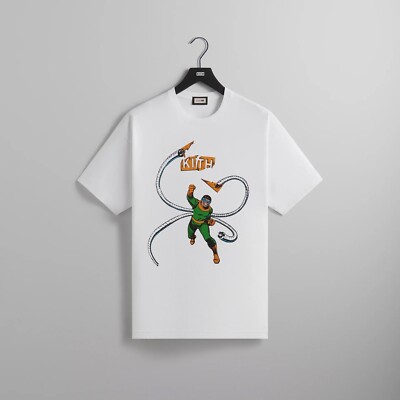 Marvel x Kith Dr Otto Doctor Octopus Spider-Man Villian White Vintage Tee  M