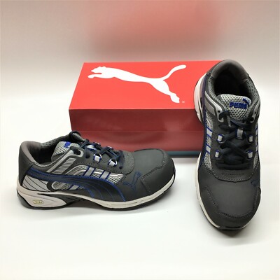 Puma Safety 64.259.5 Steel Toe Nubuck Blue Work Shoes Sneakers Mens 7 Womens 8.5