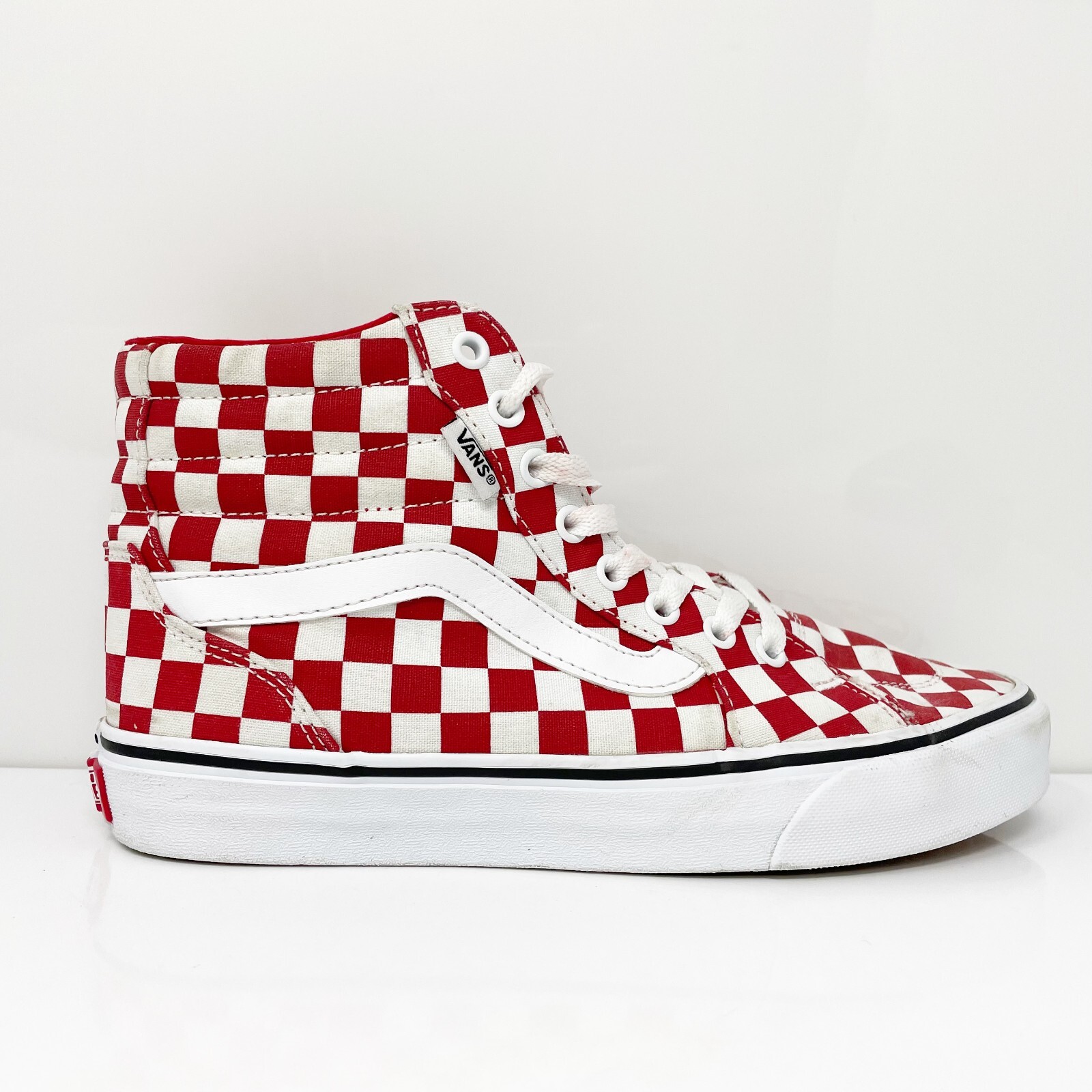 

Vans Womens Filmore Hi 721356 Красная повседневная обувь Кроссовки Размер 8.5, Красный, Filmore Hi
