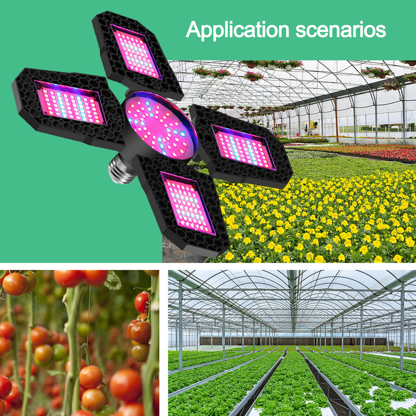 With Foldable Full Spectrum Grow Lights For Indoor Plant Usa