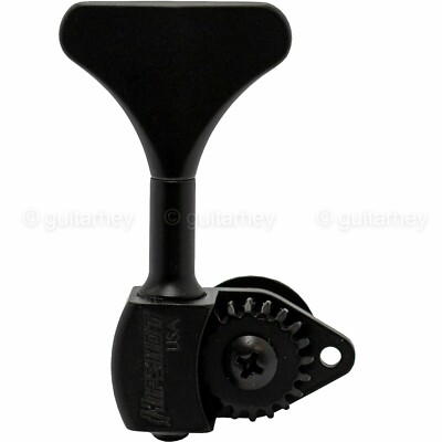 NEW (1) Hipshot USA HB6 3/8'' Ultralite  Bass Tuning BASS SIDE Y Key - BLACK