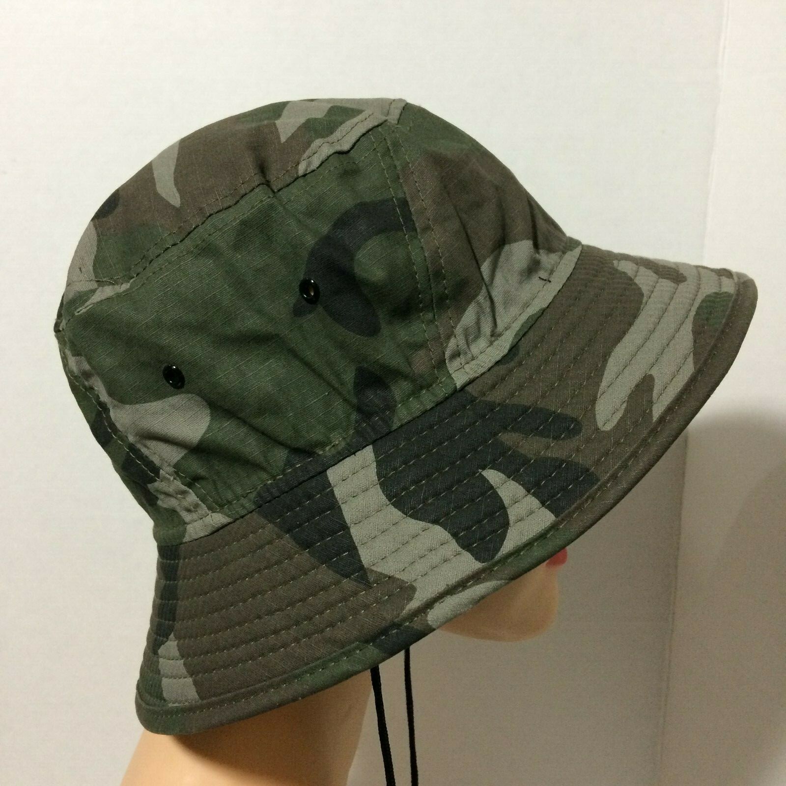 CSG Adult M Green Brown Camouflage Boonie Bucket Sun Hat
