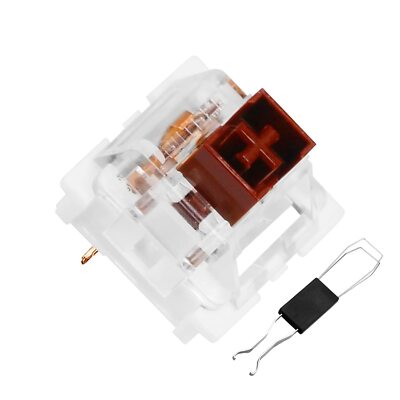 OUTEMU Gaote Brown Switches 3 Pin Keyboard Dustproof Switches DIY Replaceable...
