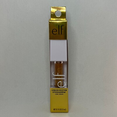 Elf Liquid Glitter Eyeshadow 0.1 OZ 24k Gold