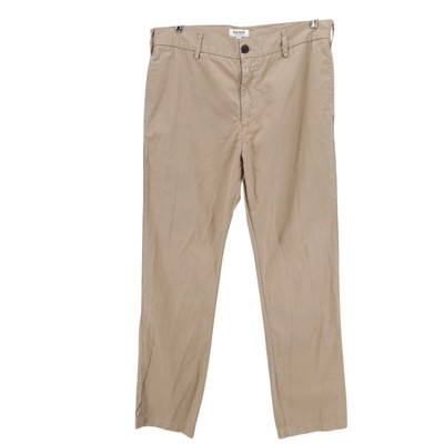 BUCK MASON Casual Pants Chino Khaki Tan Beige 100% Cotton Size 36