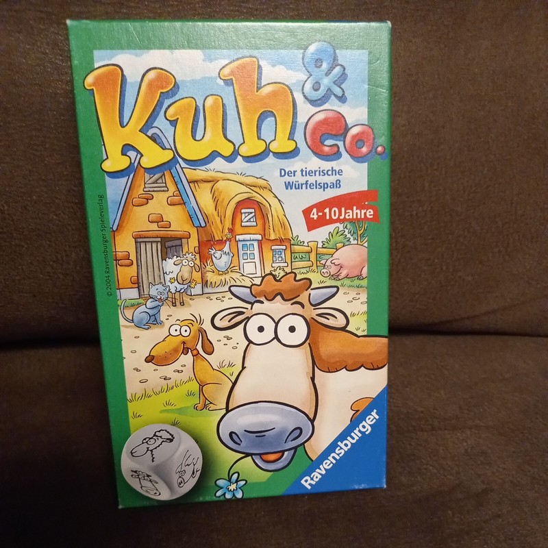 Ravensburger 23160 Kuh Und Co. Mitbringspiel WÃ¼Rfelspiel Lernspiel Kinderspiel