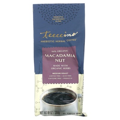 Prebiotic Herbal 'Coffee', Macadamia Nut, Medium Roast, Caff