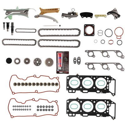 Timing Chain Kit Head Gasket Set For 2000-2009 Ford Ranger Explorer 4.0L V6 SOHC