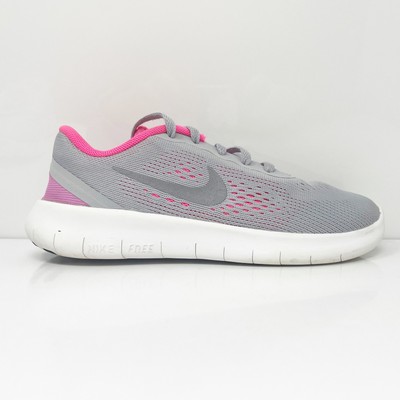 

Nike Boys Free Rn 833994-001 Серые кроссовки для бега Размер 2Y, Серый, Free Rn
