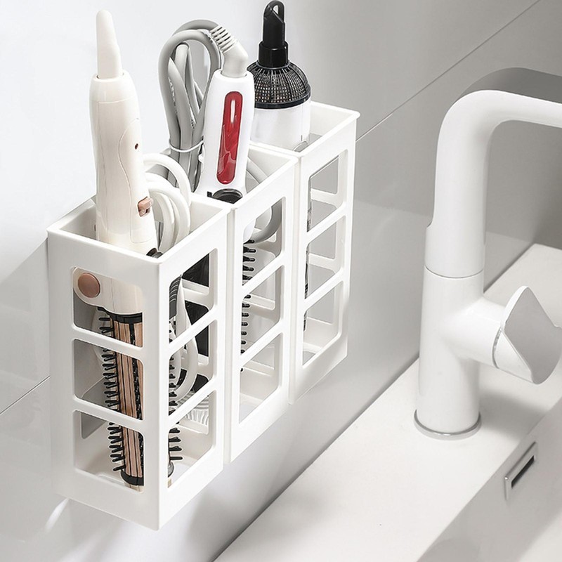 Wall Mount Hair Tool Holder Hair Tool Organizer Hair Supply Storage Curling Wand