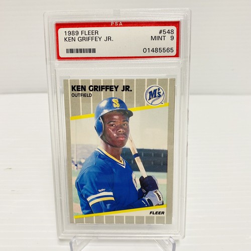 1989 Fleer Ken Griffey Jr PSA 9 Mariners #548 Rookie RC | eBay