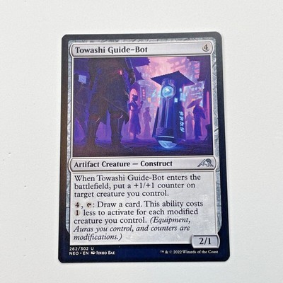 MTG Towashi Guide-Bot Kamigawa: Neon Dynasty 262/302 Regular Uncommon. M/NM.