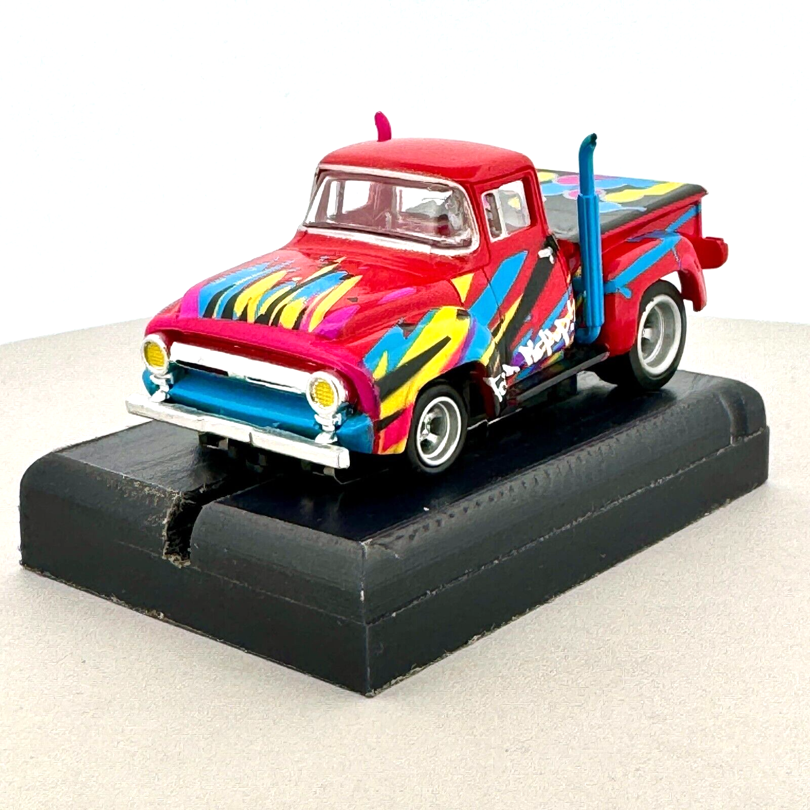 Auto World 4Gear 1956 Ford F100 Pickup (Red) HO Scale Slot