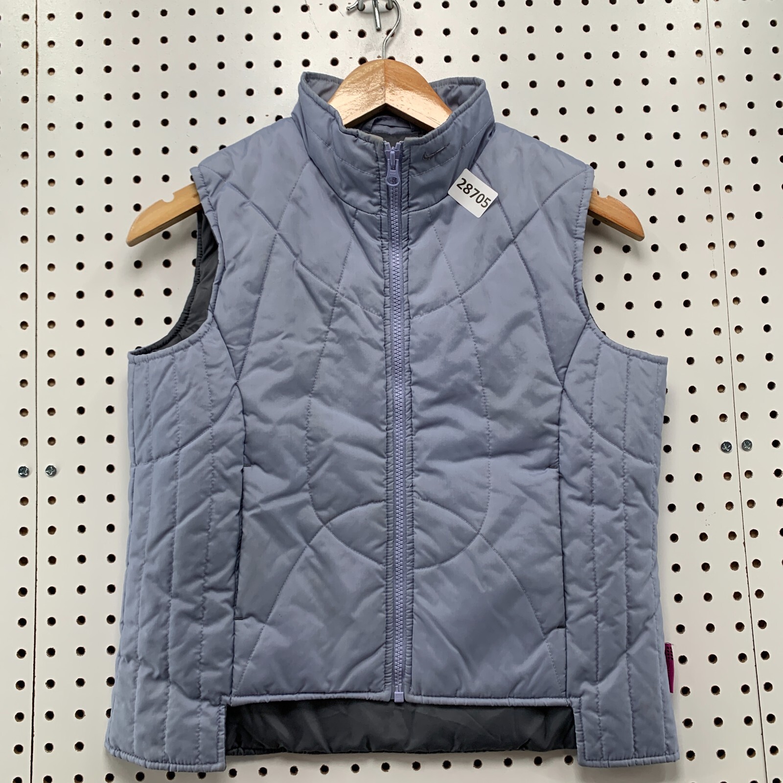 ジャケット・アウター 00s NIKE puffer jacket vest y2k VTG Y2k Nike Puffer Vest Jacket Zip Lavender Purple Youth