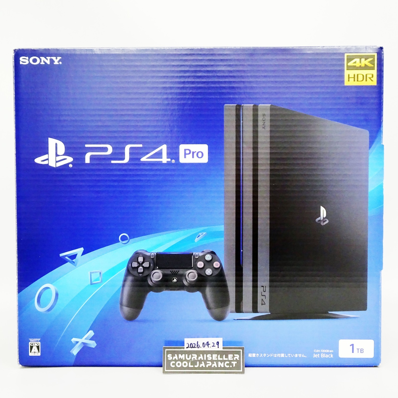 S*u様 PS4 Pro 1TB (CUH-7200BB)【中古美品・完品・PS SONY PlayStation4 Pro 1TB CUH-7200B Pro 1TB PS4 Model CUH-7016B