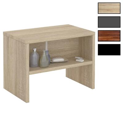 Nachttisch mit offenem Fach Nachtschrank Kommode Beistell Konsole Kästchen
