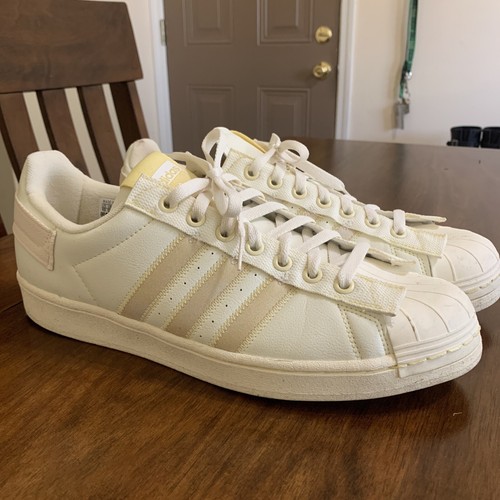 Mens Size 13 - Adidas Superstar x Parley “Off White” Low Top
