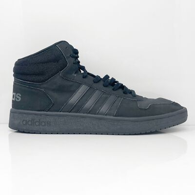 

Adidas Mens Hoops 2.0 FV7229 Черные баскетбольные кроссовки Размер 14, Черный, Hoops 2.0