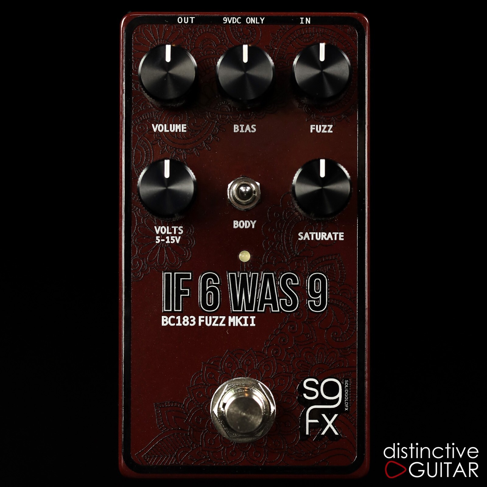 BRAND NEW SOLIDGOLDFX IF 6 WAS 9 MKII BC183 FUZZ PEDAL | eBay