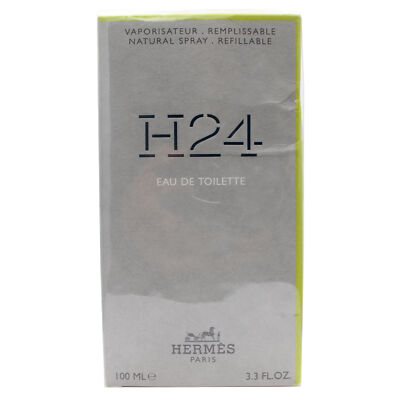 Hermes H24 Eau De Toilette Refillable Natural Spray 100ml / 3.3oz (Dented Box)