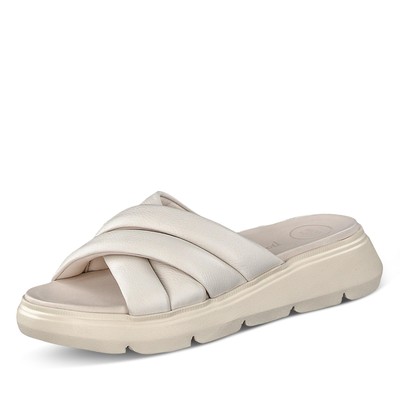 PAUL GREEN PAUL GREEN DAMEN PANTOLETTE WEICH FLEXIBEL GLATTLEDER PLATEAUSOHLE SUPER SOFT