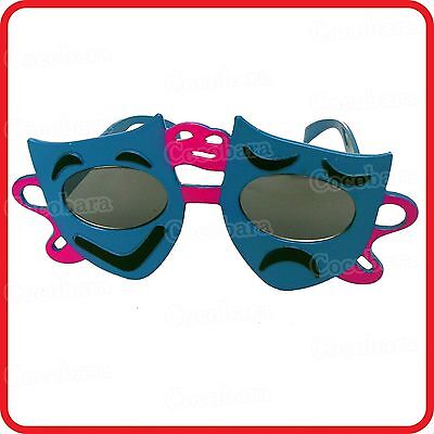 HAPPY SAD FROWNING CRYING SMILING LAUGHING FACE GLASSES/SUNGLASSES-COSTUME-PARTY